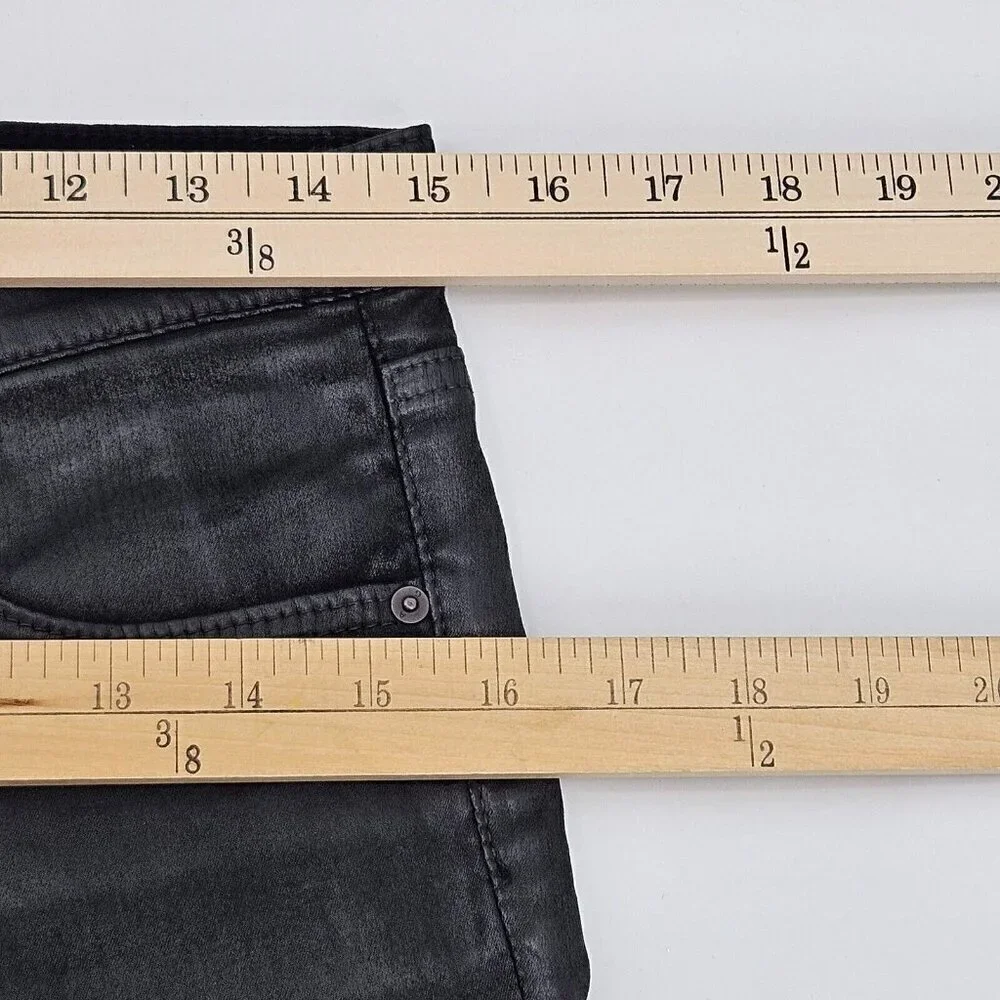 AG Adriano Goldschmied The Legging Ankle Super Skinny Jean Black Women’s Size 27